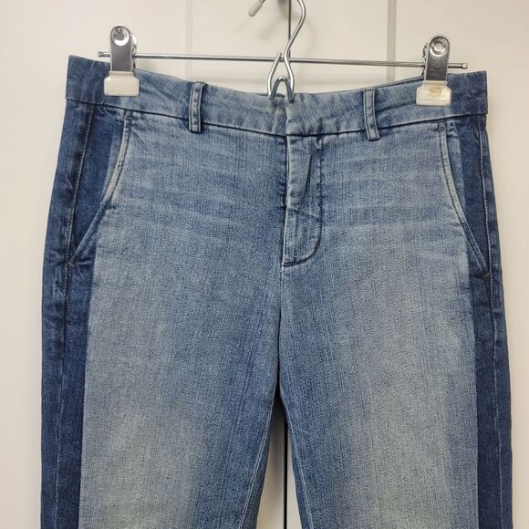 Vince Strapping Sunset Blvd Tuxedo Stripe Jeans, 26 - Picture 8 of 8